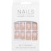 Brishow Short Fake Nails Peach Gradient Ballerina - 24pcs Full Cover Acrylic Stick on Nails for Women and Girls - Buy Online on GoSupps.com