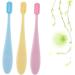 Homsfou Infant & Children's Soft Manual Toothbrush Set - Brightening Travel Brushes in Earth Colors - Buy Online on GoSupps.com