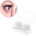 Agoneir Monochrome Contact Lens Container - Travel-Friendly Mini Plastic Case Soak & Sort | Durable Lentil Box 64*20*40mm - Buy Online on GoSupps.com