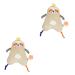 ToddMomy 2 pieces young security pacifier Tr ster children's room doll.