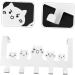 Alipis Hook up Towel Hook Hat Hanger Towel Hanger Over Door Hook Rack Door Hanger Cabinet Door Storage Hook 30X15.5CM White - Buy Online on GoSupps.com