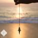 Esoteric Radiesthesia Pendulum Set - Gold Dripping Oracle & Witness Pendulum for Geobiology & Magnetizers | International Shipping Available - Buy Online on GoSupps.com