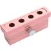Ejoyous Moule Rouge L vres DIY Outil en Alliage d'aluminium or Rose pour la Fabrication de Baume L vres Conception 2 Trous Facile Utiliser pour les Amateurs de Maquillage (4 sections) - Buy Online on GoSupps.com