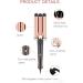 5-in-1 Hair Curler Set | Curling Brush & Interchangeable Ceramic Irons | Instant Heat & Dual Voltage | Shop Internationally - Buy Online on GoSupps.com