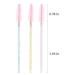 300 PCS Crystal Disposable Mascara Wands Eye Lash Brush Set - Extension Eyelash Applicators Spoolie Makeup Brushes Tool - Gold Blue Pink Handle - 3 Colors Mix - Buy Online on GoSupps.com