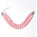 RayMinsino Fancy 3 Rows Pearl Pink Diamond Pet Cat Dog Necklace Collar Jewelry Pet Cat Dog Girl Costume Accessories(7.8-12.6in) - Buy Online on GoSupps.com