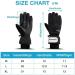 Durio Waterproof Touchscreen Ski & Cycling Gloves for Men & Women - Winter White M - Buy Online on GoSupps.com