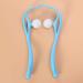 Lioobo Neck Massage Device - Dual Trigger Pressure Point Massager for Adults | Portable Pink & Blue Shoulder Massage Tool - Buy Online on GoSupps.com