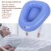 Washable Inflatable Bedpan for Elderly Care - 2PCS Anti-Bedsore Air Cushion Potty in Blue - Buy Online on GoSupps.com