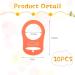 Vicloon Baby Dummy Pacifier Holder Clip Adapter - 20pcs Silicone Clips for Boys & Girls, Multicolor - Pack of 20 - Buy Online on GoSupps.com