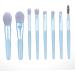Healeved 8pcs Cosmetics Brush Eyeshadow Makeup Brushes Professional Makeup Brush Cosmetic Eye 14x1x1cm Blue - Buy Online on GoSupps.com