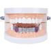 Wudaizhi Hip Hop Grill Premium Gold Plated Grillz for Trendy Style | International Shipping Available - Buy Online on GoSupps.com
