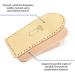 Vaya Medical Nivello 5mm Orthopedic Heel Inserts | Sheep Leather Wedge Insoles for Comfort | Size 41-43 - Brown - Buy Online on GoSupps.com