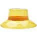 Clear Waterproof Bucket Hat Women Sun Visor | Transparent Plastic Wide Brim Rain Cap Fashion | Black One Size - Buy Online on GoSupps.com