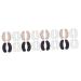 Mobestech 16 Pairs Anti-wear Stickers for High Heels Heel Pads for Shoes Foot Pads for High Heels Heel Inserts Cushions Shoe Pad Clear Heels Comfortable Heel Stickers Carpet Women's Sandals