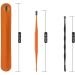 SSWERWEQ Ear wax removal tool 360 Swab Ear Wax Removal Tool Ear Cleaning Sticks Earpick Remover Silicone Ear Pick Double Ear Cleaner (Color : Orange) - Buy Online on GoSupps.com