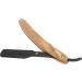 Ergonomic Stainless Steel Straight Razor with Wooden Handle - Portable Straight Edge Razor for Home Use - Buy Online on GoSupps.com