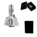 Freehomee manual nose hair cutter with thread protection cap for men and women no battery required trimmer for nose ear mustache and mustache stainless steel waterproof premium edition