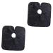 FOMIYES 2pcs black cape hair coloring shampoo hair dye shampoo black gown salon shampoo cape hair color mediumx2pcs