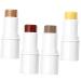 BIUDECO 1 Set Contour Stick Contouring Stick Highlighter Stick Makeup Stick Contour Kit Stick Highlighter Blush Stick for Cheeks Highlighters Makeup Face Highlighter Cream Blush Stick