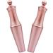 BIUDECO 2pcs Liquid Eyeliner Makeup Mascara Fakeaway Gel Refillable Accessories Eyelashes Titanium Oxide