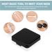 Semme Black Contact Lens Container Kit - Eye Care Holder with Mirror for Travel & Maintenance - Buy Online on GoSupps.com