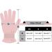 Donfri Cotton Moisturizing Gloves Overnight 2 Pairs - Touchscreen Fingers - SPA Dry Hands Care - Day and Night Moisturizing - Medium Pink - Buy Online on GoSupps.com