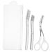 1 Set Eyebrow Trimmer Set Eyebrow Shaper Kit Eyebrow Scissors Eyebrow Razor Kit Eyebrow Trimmer Kit Eyebrow Kit Grooming Eyebrow Grooming Kit Eye Brow Trimmers Eyebrow Shaping Kit