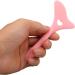 Eyeliner Stencils Eyebrow Pencil Stencil Silicone Winged Tip Eyeliner Aid Eyebrow Pencil Stencils Silicone Tail Spoon Flexible Eyeliners Template for Makeup(Pink) - Buy Online on GoSupps.com