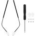 Gleavi glasses 1 pair of glasses accessories sunglasses arm legs sunglasses ear covering replacement glasses frame bracket glasses repair accessories.