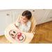 Matchstick Monkey Baby Weaning Section Plate - 3 Split Anti-Slip Silicone Plate for 12+ Months - Dusty Pink - Buy Online on GoSupps.com