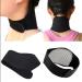 Self-Heating Neck Support - Magnetic Therapy Wraps for Pain Relief (2 Pack) - Black Neck Bandage - Buy Online on GoSupps.com