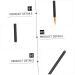 Didiseaon 300 pcs Eyelash Wands Brush Applicator Makeup Stick Eye Cosmetic Tools Mascara Disposable Eyeliner 10x0.2cmx3pcs As Shownx3pcs - Buy Online on GoSupps.com
