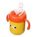 TOYANDONA Children's Water Cup Kids Straw Cup Kids Water Cup Kids Stainless Steel Cup with Straw Baby Sippy Cup Baby s First Straw Cup Baby Trainer Cup Toddler Cup Baby Water Cup Kids Cup Yellow 12X12X12CM