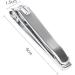 Nail Clipper with Stainless Steel Nail File and Toe Nail Scraper - Retractable File and Scraper - Silver Stainless Steel - 1 Piece - Buy Online on GoSupps.com