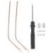 Angoily 1 pair of metal glasses replacement brackets Brilley-arm-legs replacement glasses repair set Universal glasses arm substitute legs for glasses sunglasses ros gold