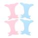 Multifunctional Eyeliners Stencils Practical 4pcs Portable Lightweight Eyebrow Template Stencil for Women for Eyeliners