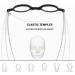 Folding Reading Glasses Blue Light Blocking Computer Reader Metal Round Frame Anti Eyestrain Eyeglasses(Couleur:Noir Grandeur:2.5x) - Buy Online on GoSupps.com