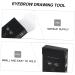 BELLIFFY 1box Eyebrow Drawing Tool Ink Eyebrow Tattoos Ruler Brow Mapping Wire Ruler 6x4.5cm Black - Buy Online on GoSupps.com