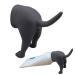 Toothpaste attachment figure Funny - Pooping Dog butt Tooth paste topper |Toothpaste cappeyer |Streich toothpaste quets |Funny toothpaste cap |A hilarious string gift for friends gray