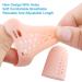 10 Pack Silicone Toe Protection Sleeves - Breathable Toe Caps for Blisters Hammer Toe & Pain Relief - Beige - Buy Online on GoSupps.com