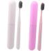 Minkissy 4-Piece Portable Toothbrush Set with Travel Case | Children's Toothbrush & Natural Toothpaste for Gum Care - Ideal for Travel - Buy Online on GoSupps.com