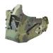 Atairsoft tactical half face mask masking mask fit fast helmet track for airsoft hunt paintball cs game bb gun shoot (mc)