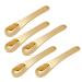 Lurrose Cosmetic Spatula Metal Tool for Eye Cream Face Beauty Mask Cream 5pcs