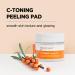 Nightingale C-Toning Exfoliating Peel Pads | AHA BHA PHA + Niacinamide | Vegan Hypoallergenic Korean Skincare for Improved Skin Texture - Buy Online on GoSupps.com