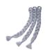 SEGO 41" Braid Extensions Synthetic Crochet Braiding 165g/bundle braiding hair gray 3 pieces