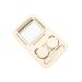 Milist 1 set contact lens case portable contact lens box kit with mirror contacts lentil holder contact lentils organizer for school home trip pink