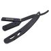 Premium Straight Razor for Men - Single Blade Cutthroat Razor with 10 Replaceable Stainless Steel Blades - Barber Straight Edge Razor Kit (Black - Buy Online on GoSupps.com