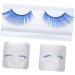 ABOOFAN 4 Pairs Blue Long Eyelashes Girls Clothing Girl Clothes Adult Costumes Nature Fluffy Long Lashes Cosmetic Eyelashes Halloween False Eyelashes Blue Eyelashes Makeup Christmas 3d - Buy Online on GoSupps.com