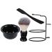 Fomiyes 1 set cleaning brush shaving foam shell shaving razor hand tools suits for men men's suits shaving brushes and bowl beard (bare carrier kit main foam brush man